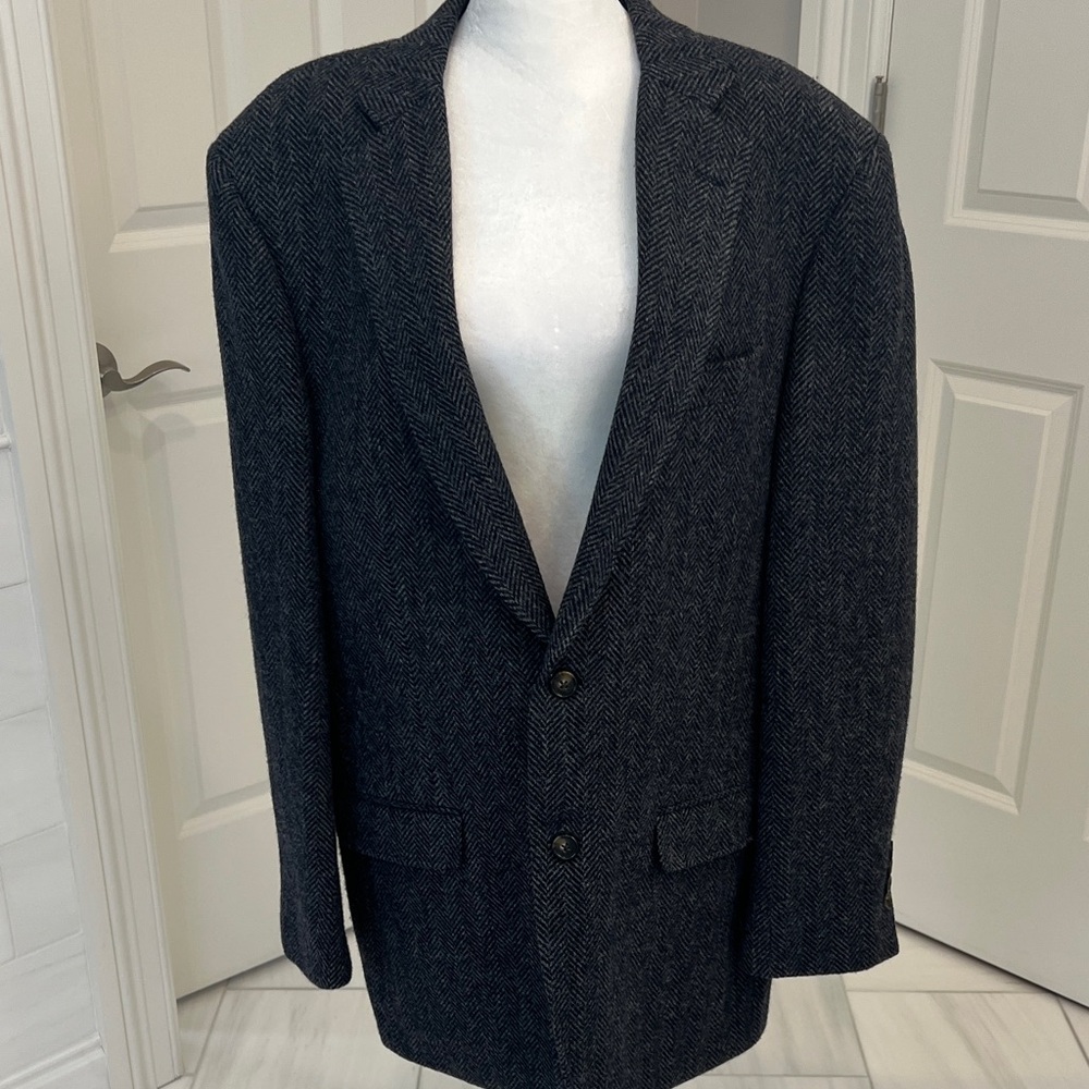 Brooks Brothers Madison fit navy Herringbone Blazer